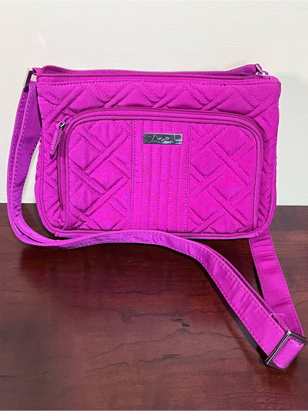 Vera Bradley Hot Pink Quilted Crossbody Bag